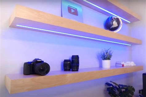 Image result for LED Floating Bookshelves