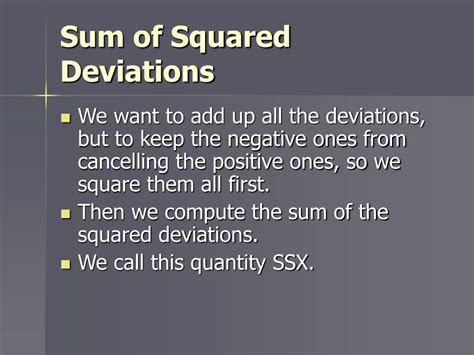 Image result for Squared Deviations Example
