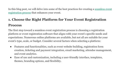 Event Registration Task Flow に対する画像結果