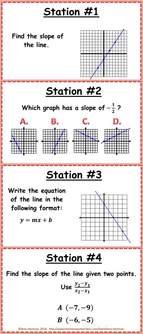 Toradh íomhá ar Counting Slope Worksheets