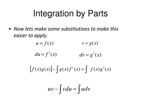 Image result for Integration by Partsby Step Example