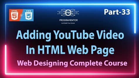 Image result for How to Add YouTube Video in HTML Doc