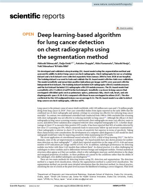 Adam Optimizer Algorithm for Lung Cancer Classification in Deep Learning に対する画像結果