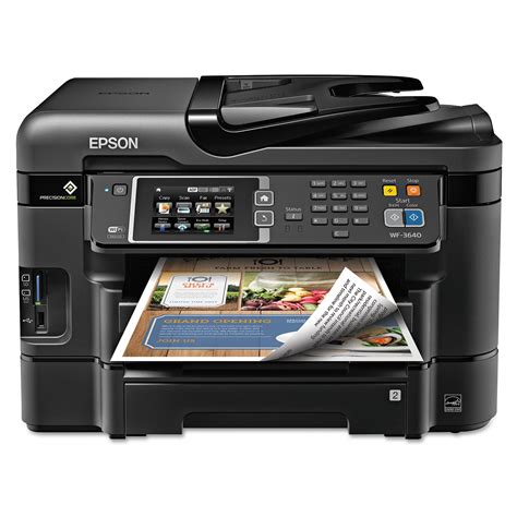 Epson WorkForce WF-3640 All-in-One Wireless Color Printer/Copier ...