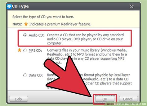 Toradh íomhá ar Making a MP3 CD