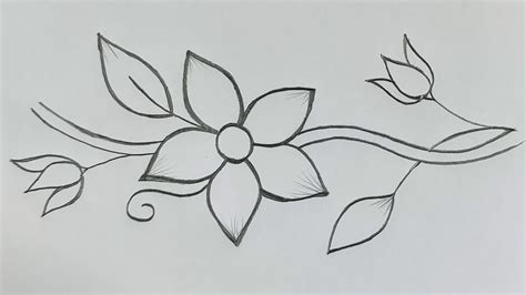 Afbeeldingsresultaten voor Flower Design Drawing Simple