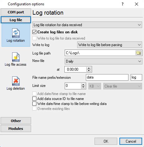 RS232 Data Logger Software-க்கான படிம முடிவு