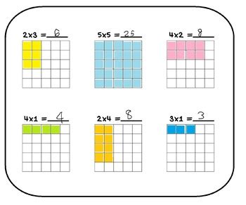 Image result for Multiplication Array 5X8