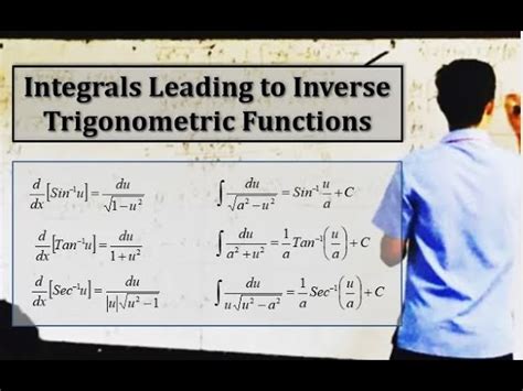 Inverse Trig Functions Integrals に対する画像結果