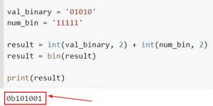 Toradh íomhá ar Binary Search Python Exam