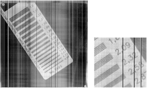 Toradh íomhá ar Modulation Transfer Function X-ray