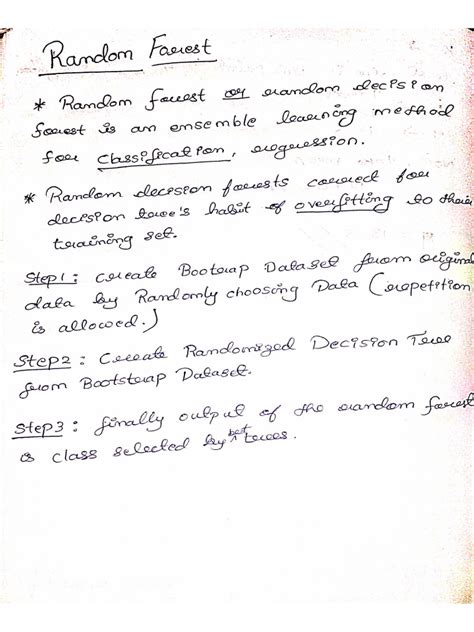 Image result for Random Forest Algorithm Mathematical Equation