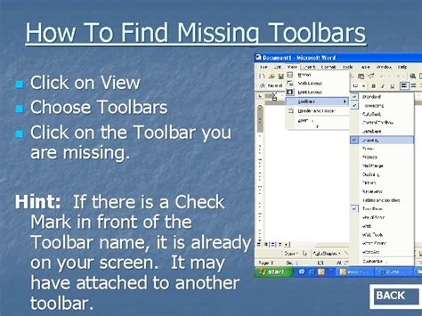 Image result for How to Find Toolbar