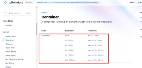 CSS Container Class に対する画像結果