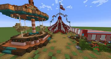 Afbeeldingsresultaten voor How to Build a Circus in Minecraft