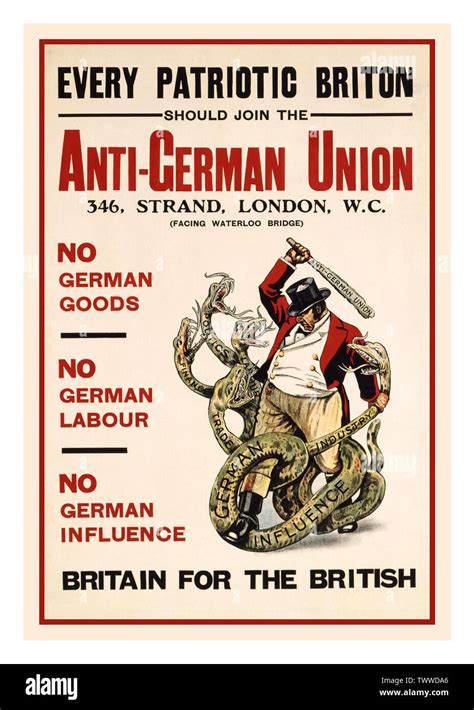 Image result for No German British Poster