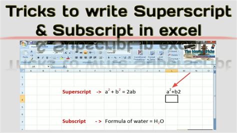 Image result for Add Superscript in Excel