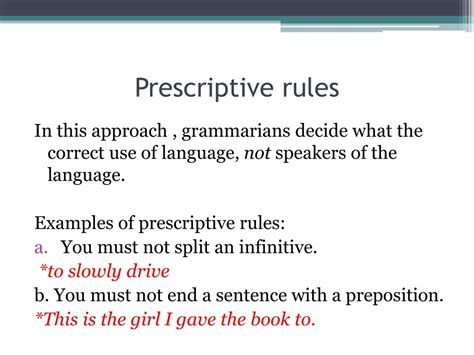 Image result for Prescriptive and Descriptive Rules