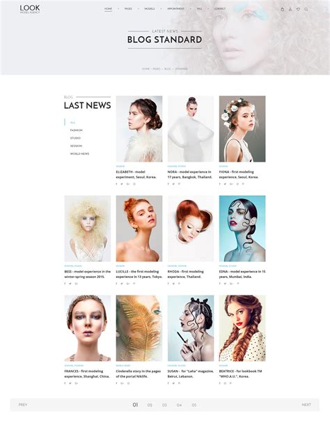 Toradh íomhá ar Model Web Design Template