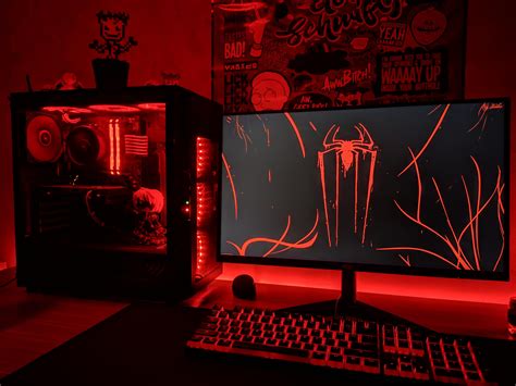 Image result for Red LED Computer