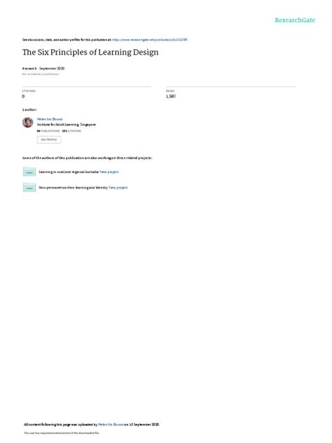 Image result for Principles of Learning Design