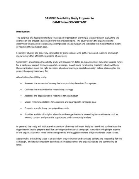 Image result for Feasibility Study Introduction Example