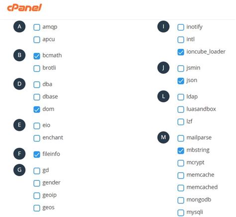 Image result for cPanel MySQL Extension