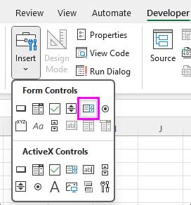 Image result for Create a Form Control List Box in Excel