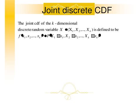 Image result for Joint Distribution CDF
