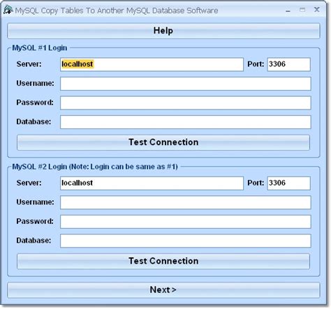Toradh íomhá ar MySQL Table Copy