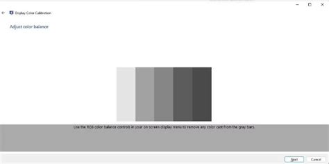 Toradh íomhá ar Calibrar Pantalla RGB