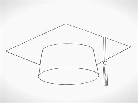Image result for Drawing of Cap Graduation From Side
