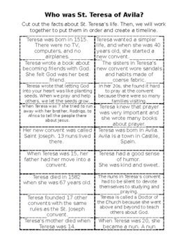 Image result for Cut and Paste Timeline Worksheet