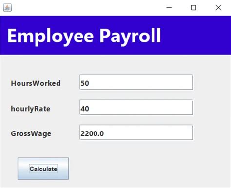 Image result for Employee Payslip Java Android Studio