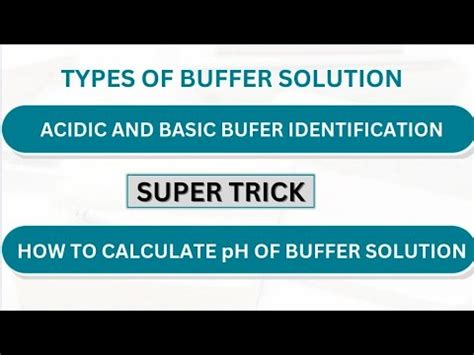 Toradh íomhá ar ph buffer solution types