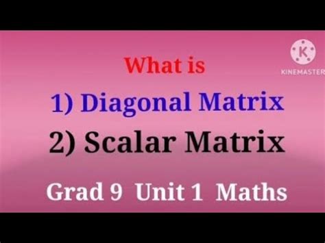 Diagonal Matrix Class 12 に対する画像結果