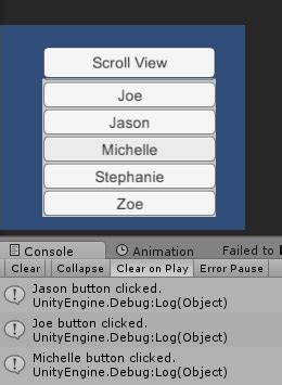 Image result for How to Make a ScrollView of Buttons Unity