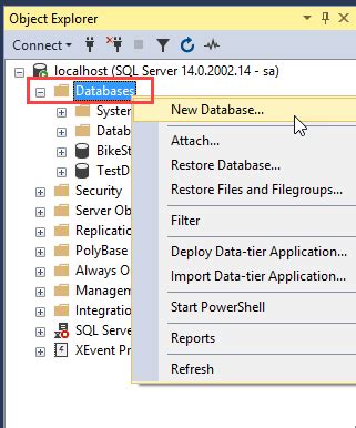 Image result for How to Create Database in SQL Server