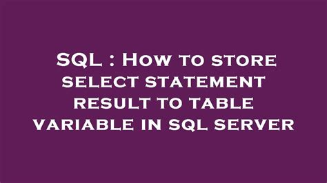 Toradh íomhá ar SQL for Departmental Store
