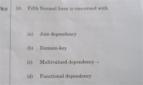 Image result for Fifth Normal Form