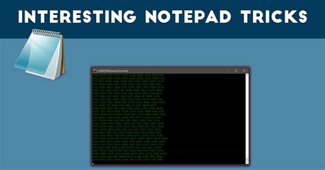 Image result for Notepad Tricks
