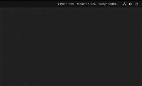 Image result for System Monitor Gnome Linux Menu Bottom Bar