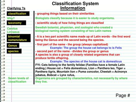 Image result for Classification System Acronym