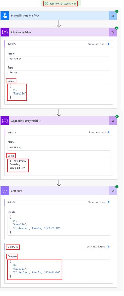 Image result for Add Ellemets in Array in Power Automate