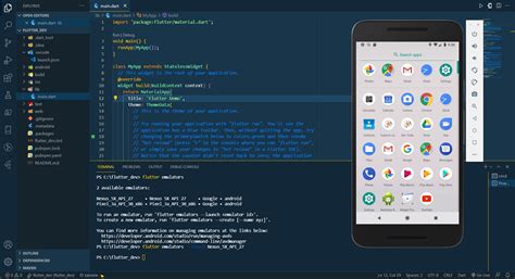 Toradh íomhá ar Visual Studio Code Android Tablet