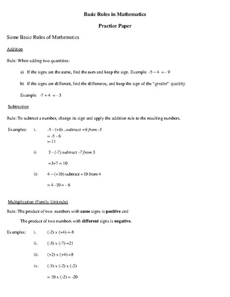Image result for Four Basic Rules of Calculation