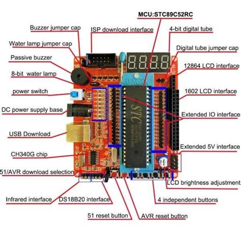Afbeeldingsresultaten voor Microcontroller 89C52