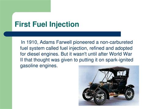 First Fuel Injection માટે ઇમેજ પરિણામ