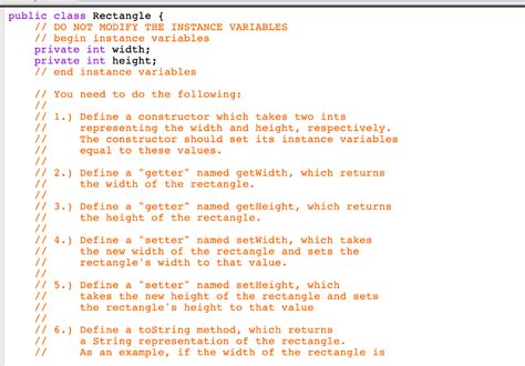 Toradh íomhá ar Java Rectangle Code