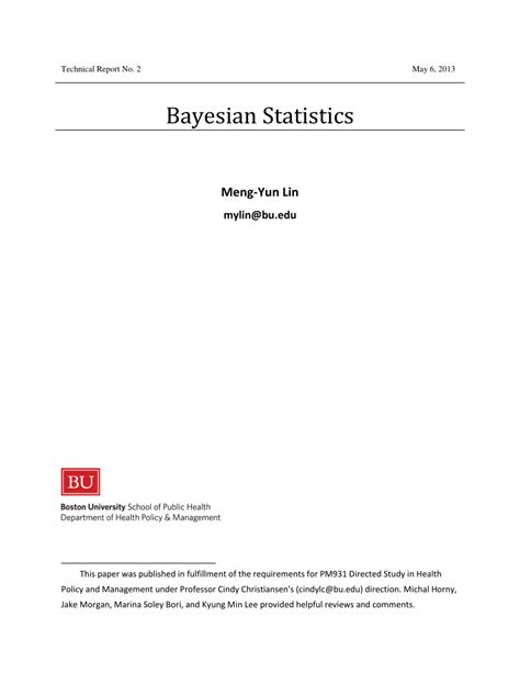 Image result for Bayesian Statistics PDF
